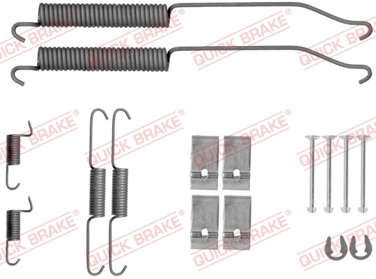 Accessory Kit, brake shoes